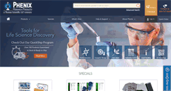 Desktop Screenshot of phenixresearch.com